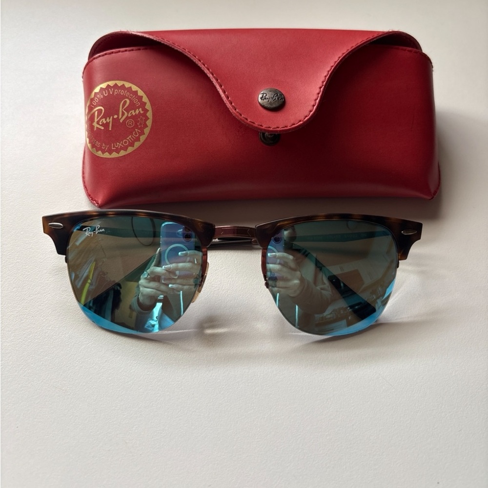 Ray-Ban Sunglasses with Red Case